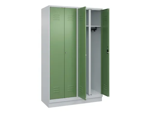 locker voor scheiding van kleding,HxBxD 1950x1200x500mm,4vak