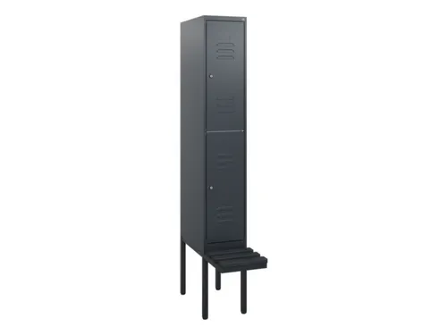 Dubbeldekse dekenkist,HxBxD 1950x300x815mm,1x2vak.,vak B 300mm