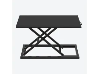 hvst. bureau-opzetelement,HxBxD 70-400x740x450mm,blad zwart - 2