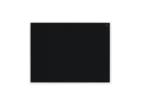 Glasmagneetbord Naga 90x120cm zwart