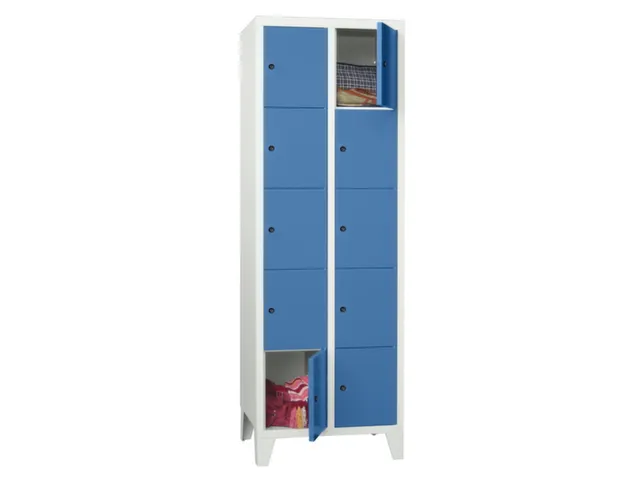armoire multicases,HxlxP 1850x600x500mm,RAL7035,face avant RAL5012
