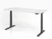 Bureau assis-debout électrique 640-1290x1800x800mm blanc/graphite