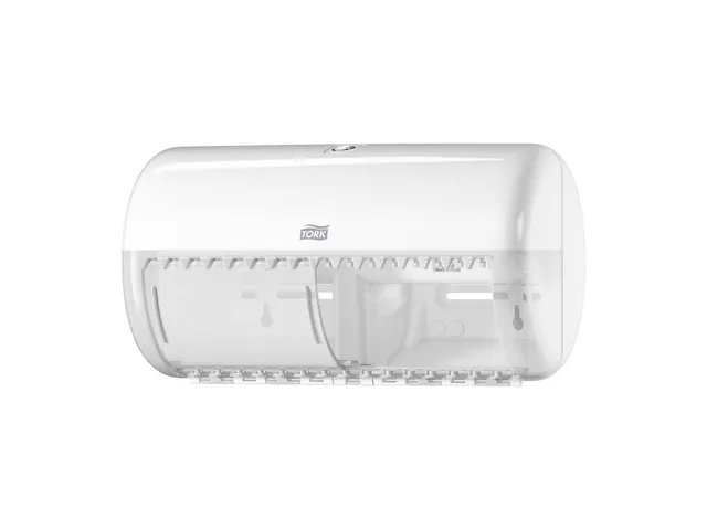 Tork 557000 T4 Toiletpapier Dispenser Elevation Twin Verticaal Wit