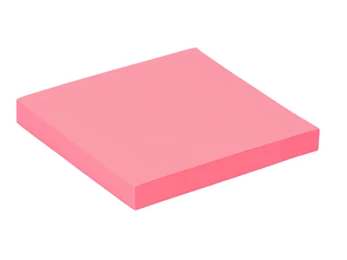 Memoblok Quantore 76x76mm roze