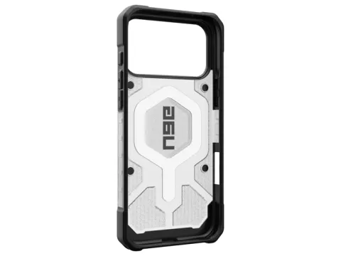 Apple iPhone 17 Pro Max Hoesje MagSafe Back Cover Ice Zilver