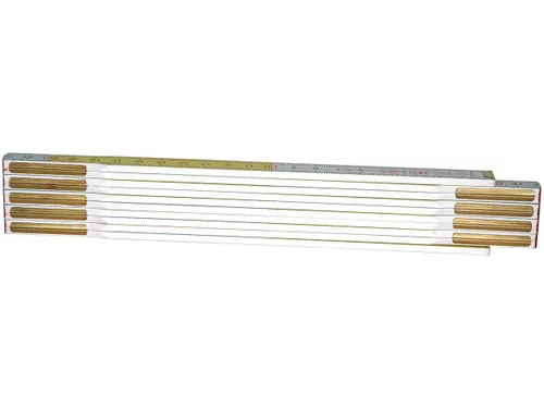 Duimstok Vouwmeter, 15 Mm X 2 M, Wit/Geel
