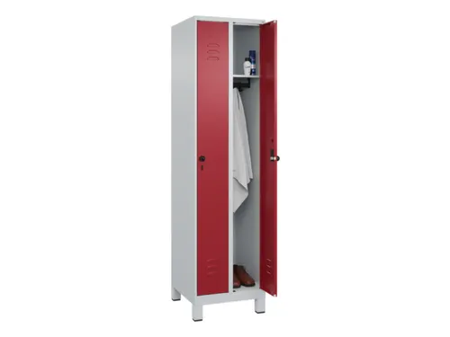 locker,HxBxD 1950x500x500mm,2vak,vak B 250mm,draaigrendel,voeten