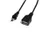 30cm mini USB 2.0-kabel USB A naar mini B F/M