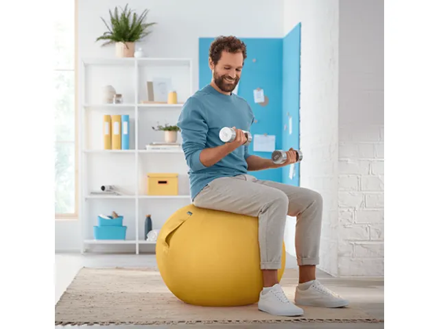 Leitz Ergo Cosy Actieve Zitbal Warm Geel