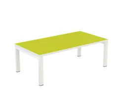 bijzettafel,HxBxD 400x1140x600mm,rechthoekig,4voeten wit