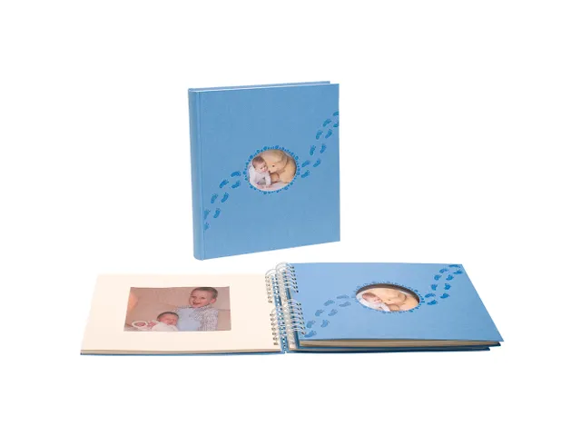 Fotoalb PILOU baby 2 9x32cm 60bl blauw