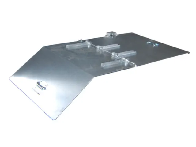 2-Dlg. Klapdeksel,Staal,V. Mini-Kiepbak 0,27M³,Verzinkt