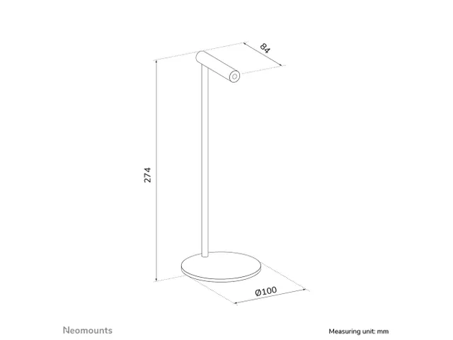Neomounts ADS11-170SL Support pour casque d'écoute - universel - arge