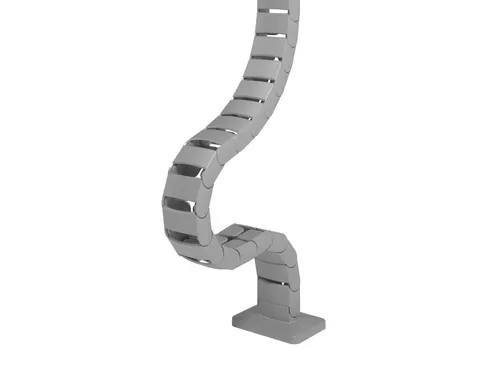 Addit kabelgeleider Grijs voor zit-sta Bureau 130cm incl. magneethoude
