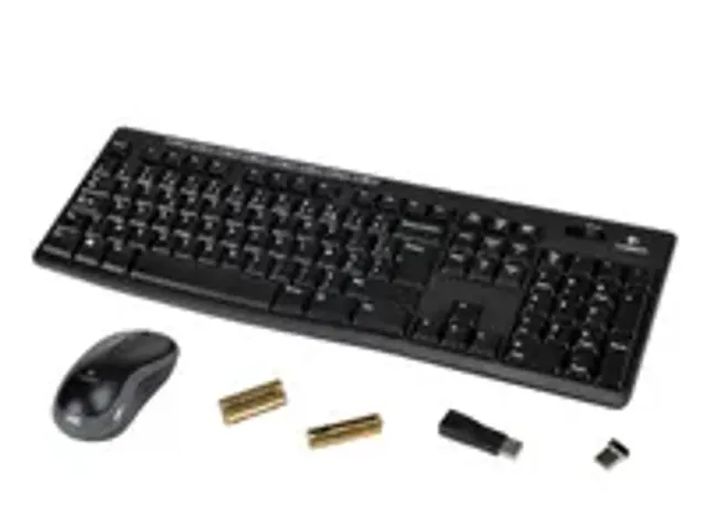 OUTLET Clavier Logitech MK270 AZERTY + souris noir
