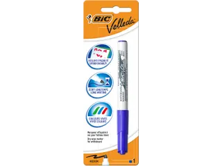 Bic Velleda whiteboardmarker 1741, blauw, op blister - 1