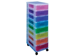 Ladekast met 8 Boxen 7 Liter Regenboog