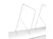 compartiments,p. tablette,H 400mm,p. table L 1500-1800mm,acier