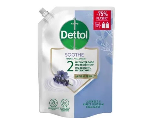 Dettol Handzeep Soothe Lavendel & Vioolbloesem navulling 500ml