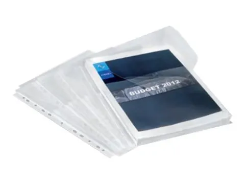 Geperforeerde Showtas A4 Balg PP 0.18mm 11-gaats, Pak Van 10 Stuks