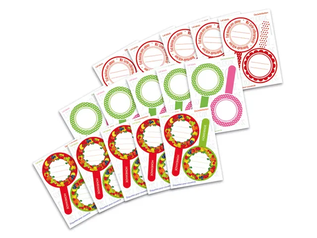 Keuken Etiket Herma 15446 New Look Rood 3 vel