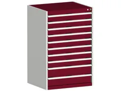 ladekast,HxBxD 1200x800x650mm,10lade(n),lade voor zware lasten