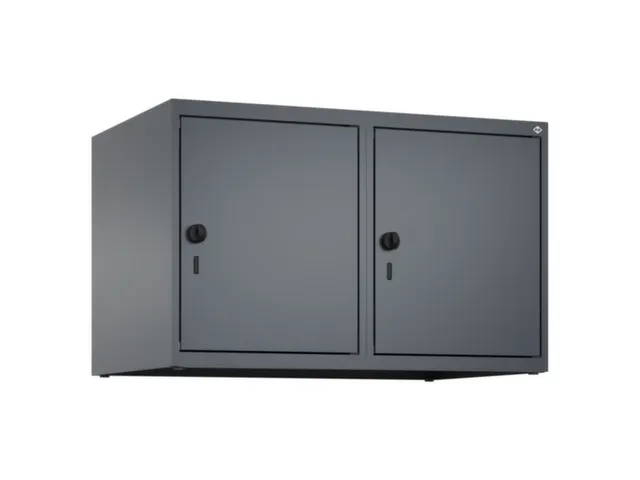 opzetkast,v. locker,2vak.,vak B 400mm,HxBxD 500x800x500mm,vleugeldeur