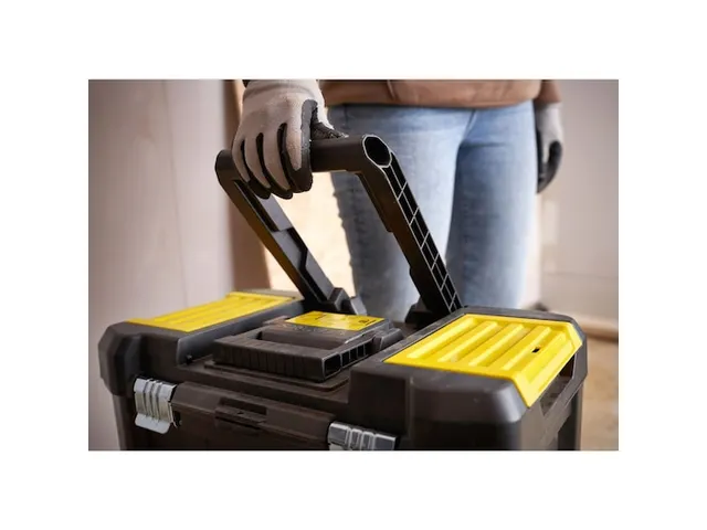 Gereedschapswagen Essential 3-delig Grijs/Geel