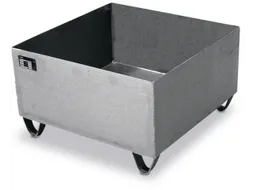 Opvangbak 2X 224L Opvangvol. 224L Rvs H X B X D 360X 1200X 800Mm