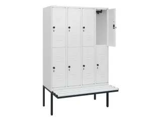 Dubbeldekse dekenkist,HxBxD 1950x1200x815mm,4x2vak.,vak B 300mm - 2
