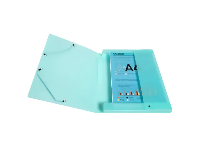 Boite de classement Exabox Dos 25mm Polypropylène 7/10e Chromaline pa