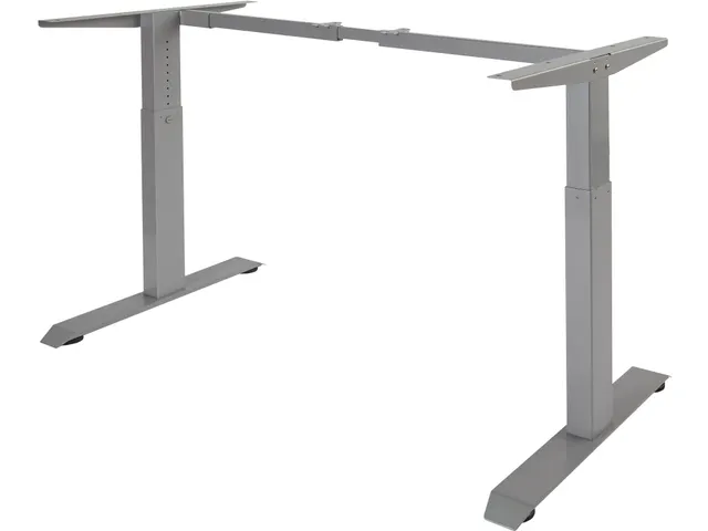 Verstelbaar Bureau Frame Grijs 160Cm
