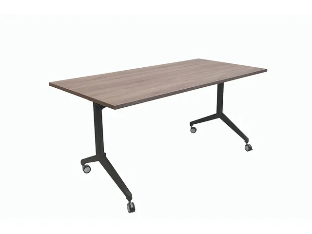 Schaffenburg Klaptafel 120x80cm Blad Havana Kersen 25mm Frame Zwart