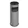 Combi-Asbak 610x250mm Aluminium Opvangbak Zwart Zilver 17 Liter
