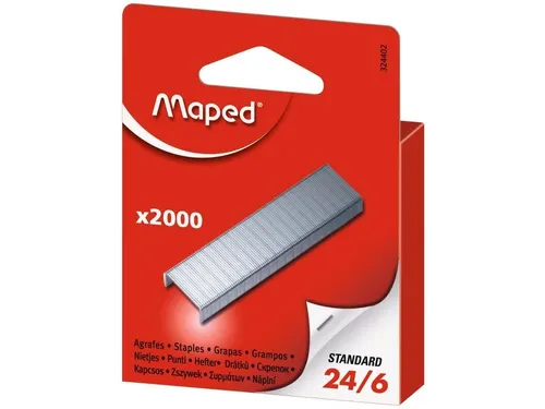 Nietjes Maped 24/6 verzinkt 2000st