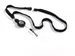 Lacet textile 10 avec enrouleur et attache mousqueton noir