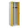 locker voor scheiding van kleding,HxBxD 1850x600x500mm,2vak