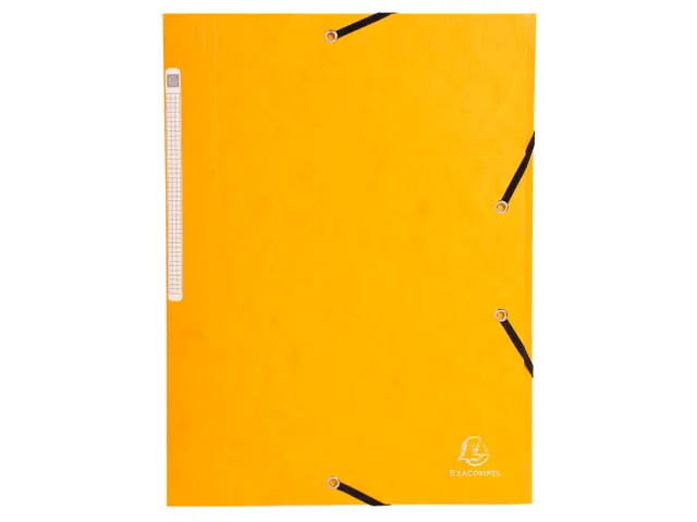 Elastomap A4 glanskarton 3 kleppen monobloc Assorti