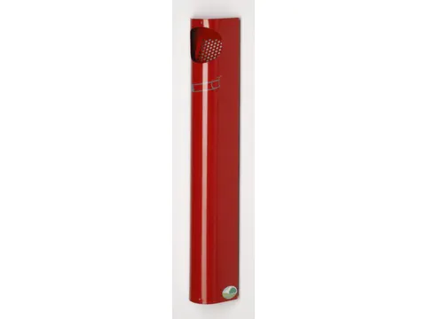 Wandasbak 3.5 liter Hxbxd 550x110x74mm Ral3000 Rood Staal