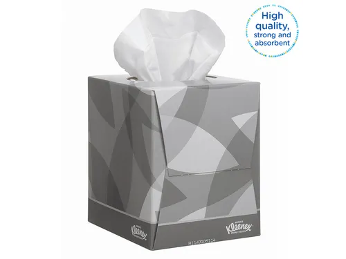 Facial tissues Kleenex 2-laags kubus 12x88stuks wit 8834