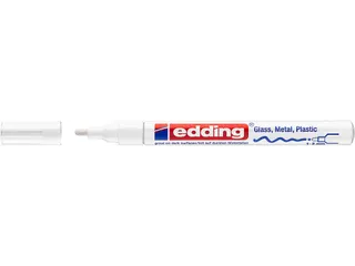 Viltstift edding 751 lakmarker rond wit 1-2mm - 2