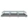 opvangbak,v. 3xIBC,opvangvol. 1000l,HxBxD 780x3850x1460mm
