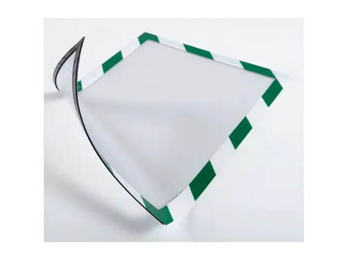 Magnetische Security lijst A4 groen/wit