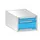 Kastonderbouw 2Laden H 1X 120Mm H 1X 240Mm Afsluitbaar Front Ral5015