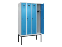 locker,HxBxD 2120x1200x500mm,4vak,vak B 300mm,draaigrendel