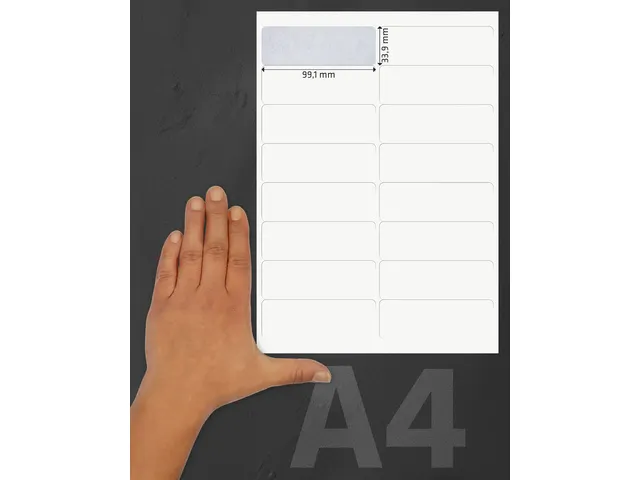 Etiquettes Kangaro ILC 99,1x33,9mm 25 feuilles
