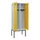 locker voor scheiding van kleding,HxBxD 2120x800x500mm,2vak