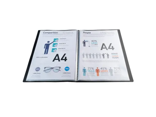 Showalbum PP 10 tas A4 zwart