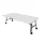 klaptafel,HxBxD 750x2400x1200mm,hoekig,4voeten donkergrijs,ovale buis