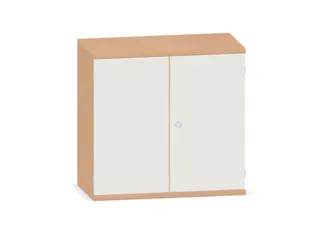 kantoorkast,HxBxD 770x800x430mm,decor romp beuken,decor front wit - 2